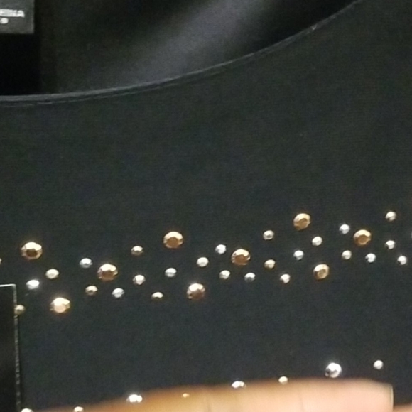 WHBM Black Studded Dress - Picture 7 of 8